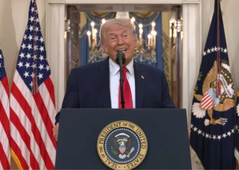 ASV prezidents Donalds Tramps. 