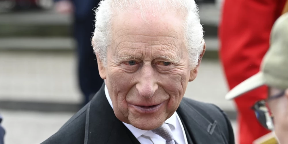 King Charles III and Queen Camilla arrived at St Asaph Cathedral in Denbighshire for the annual Royal Maundy service, marking only the second time in 800 years the ceremony has been held in Wales. The monarch presented 77 men and 77 women with Maundy money matching his age, while Camilla turned heads in a navy coat and matching hat with lace detailing.



Pictured: king charles,king charles iii
Ref: BLU_S9912136 020426 NON-EXCLUSIVE
Picture by:  / SplashNews.com

Splash News and Pictures
USA: 310-525-5808 
UK: 020 8126 1009
eamteam@shutterstock.com

World Rights 
Vida Press