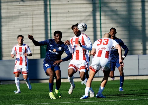 Rezultātu 2:0 "Daugavpils" panāca 53. minūtē.