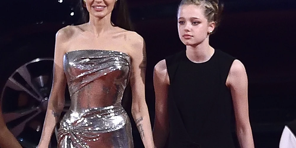 Анджелина Джоли с Шайло в 2021 году.