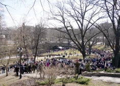 Пасха в Латвии начнется с дождя, мокрого снега и сильного ветра