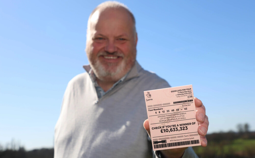 Desmit miljonu gar degunu! Kāds Lielbritānijā līdz mūža beigām atcerēsies nacionālo loteriju