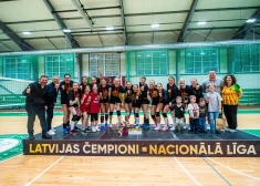 Savu līdzjutēju atbalstītas, “Mārupes SC” volejbolistes triumfē Latvijas čempionāta Nacionālajā līgā
