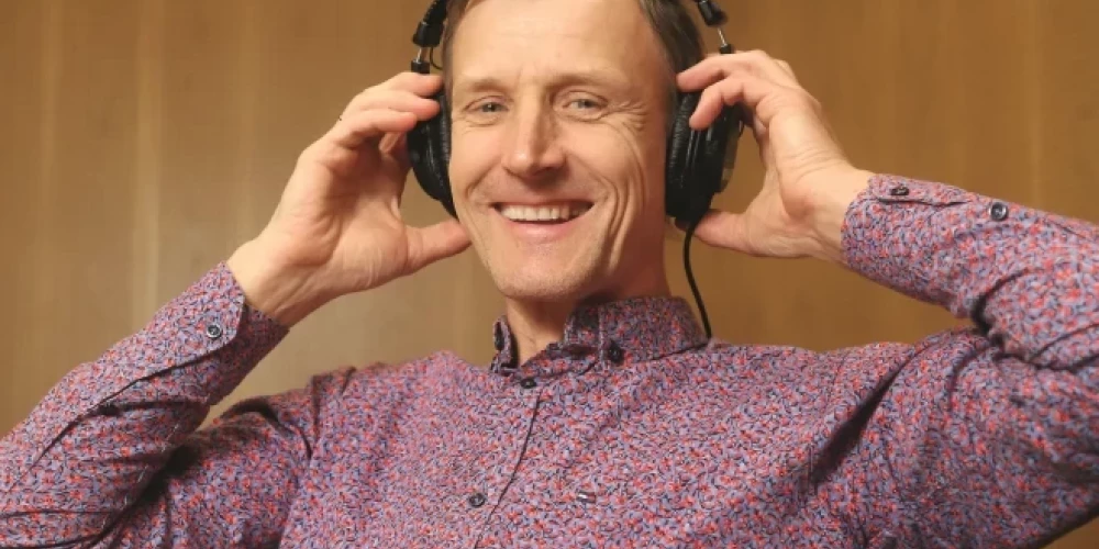 Radio personība Aidis Tomsons. 