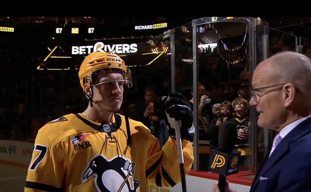 Šilova komandas biedrs Rikards  Rakels atzīts par NHL nedēļas pirmo zvaigzni