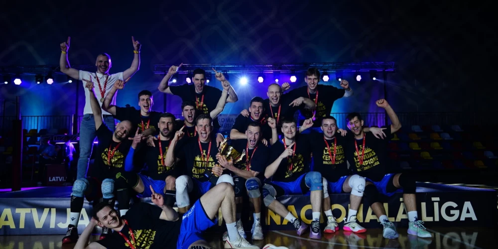 Nacionālās līgas finālā triumfē “Amber Volley”, “Augšdaugavai” bronzas medaļas.