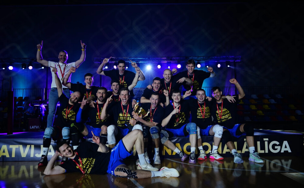 Nacionālās volejbola līgas finālā triumfē 
