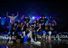 Nacionālās volejbola līgas finālā triumfē "Amber Volley", "Augšdaugava" izcīna bronzu