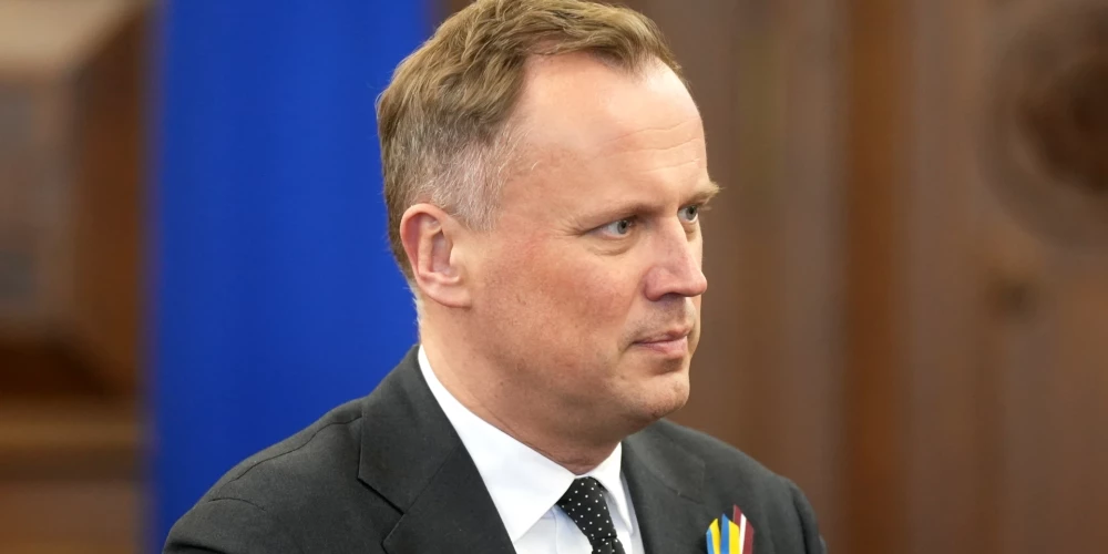 "Apvienotā saraksta" (AS) Saeimas frakcijas priekšsēdētājs Edgars Tavars. 