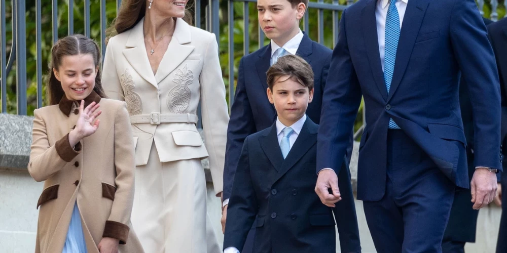 April 5, 2026, Windsor, England, United Kingdom: Princess CHARLOTTE, The Princess of Wales CATHERINE, Prince GEORGE, Prince LOUIS and the Prince of Wales WILLIAM  attending the Easter Matins Service at St George???s Chapel, Windsor Castle. (Credit Image: ? Tayfun Salci/ZUMA Press Wire)Pictured: princess charlotte,the princess of wales catherine,prince george,prince louis,prince of wales williamRef: BLU_S9916362 050426 NON-EXCLUSIVEPicture by: Tayfun Salci/ZUMA / SplashNews.comSplash News and PicturesUSA: 310-525-5808 UK: 020 8126 1009eamteam@shutterstock.comWorld Rights, No Argentina Rights, No Sweden Rights, No Czech Republic Rights, No United Kingdom Rights, No Mexico Rights, No Slovenia Rights, No Netherlands Rights, No Hungary Rights, No China Rights, No Norway Rights, No Japan Rights, No Belgium Rights, No France Rights, No Taiwan Rights, No Portugal Rights, No Finland Rights, No Peru Rights Vida Press
