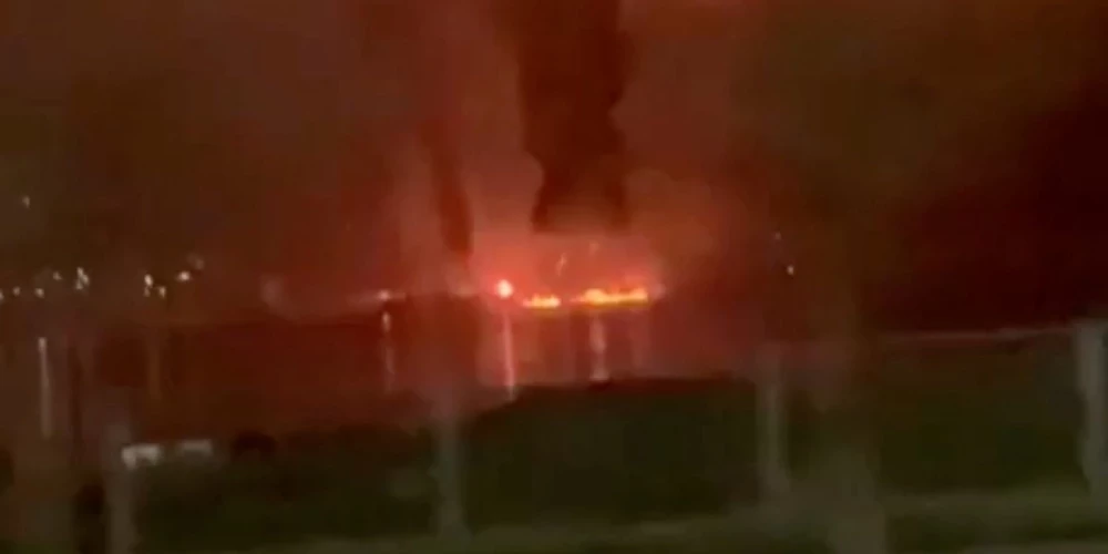 Novorosijskas osta pēc ukraiņu dronu uzbrukuma