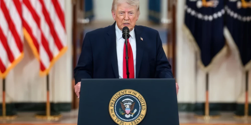 Дональд Трамп считает, что Соединенные Штаты одержали "полную и абсолютную победу".