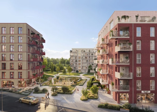 ФОТО: в одном из районов Риги запускают новый этап крупной жилой застройки. Сколько будут стоить квартиры?