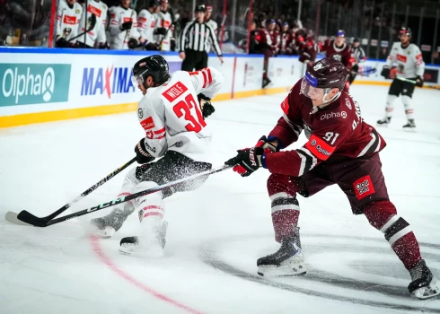 Pārbaudes spēle hokejā vīriešiem starp Latvijas un Austrijas izlasēm.