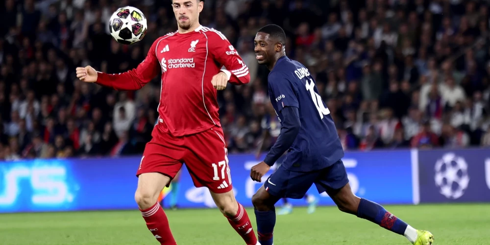 PSG mājās ar rezultātu 2:0 (1:0) pārspēja "Liverpool".