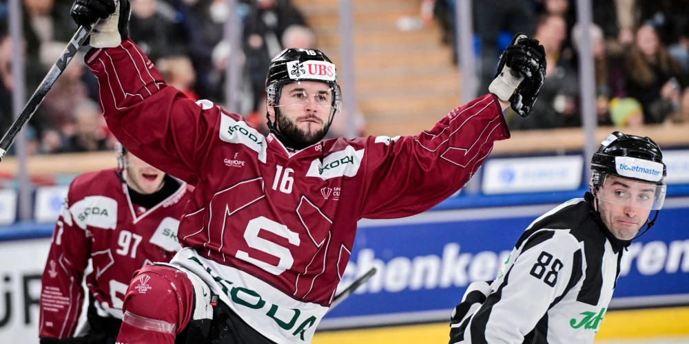 Mārtiņš Dzierkals ar vārtiem palīdzēja nosargāt uzvaru. 