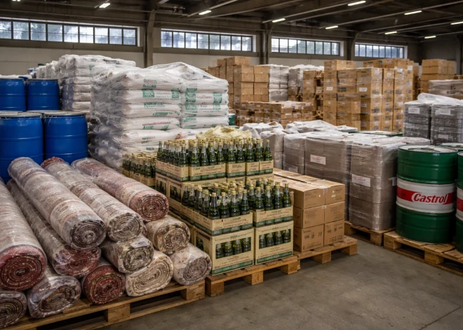 Ковры из России, удобрения из Беларуси и "вино Лукашенко" - что еще хранит склад санкционных товаров в Риге 