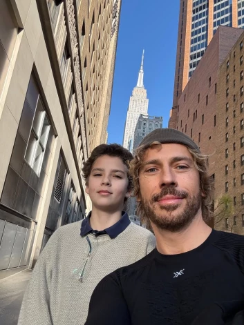 Максим Галкин с сыном Гарри.