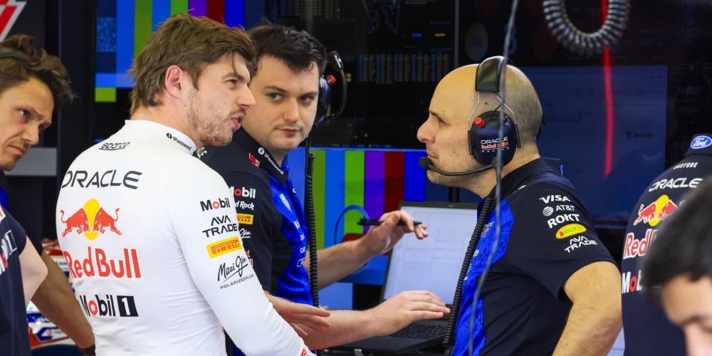 Džampjēro Lambiaze (no labās) bijis Verstapena uzticības persona.