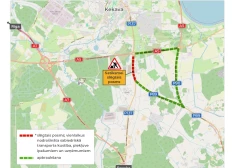 Uz vairākiem mēnešiem slēdz agrākās Bauskas šosejas posmu
