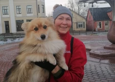 Saldeniece Ērika Šingireja lolo pūkaino korgiju no Harkivas: "Es gribēju draudziņu..."