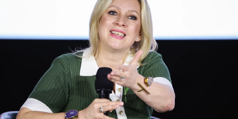 Krievijas Ārlietu ministrijas runassieva Marija Zaharova