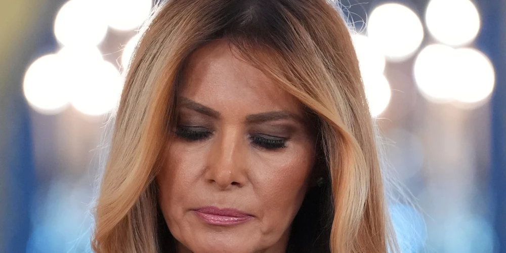 ASV pirmā lēdija Melānija Trampa.