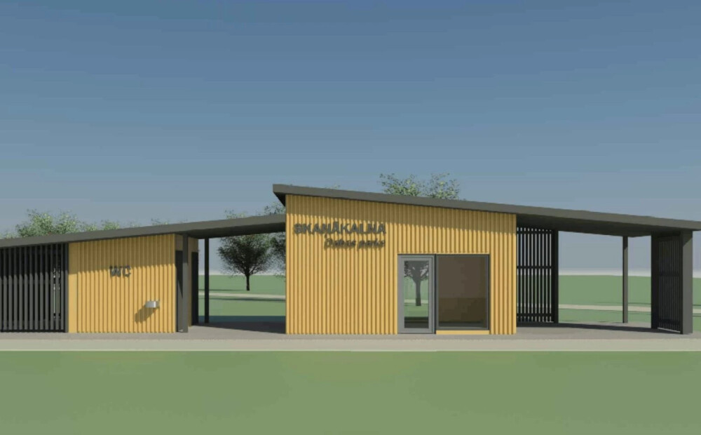 Skaņākalna Dabas parkā top jaunums – tiek būvēts apmeklētāju centrs