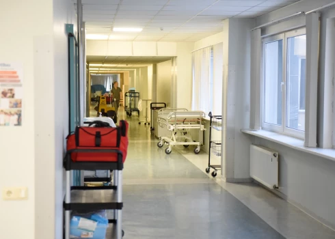 Rīgas Austrumu klīniskās universitātes stacionāra "Latvijas Onkoloģijas centrs" telpas.