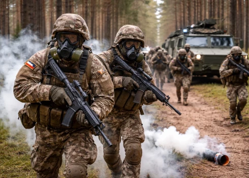 Жителей Латвии предупредили о военных учениях в Гаркалнской волости 12 апреля.