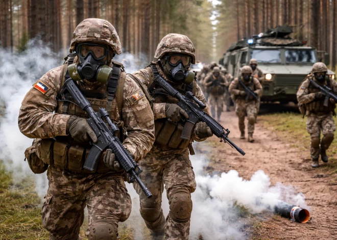 В одном из краев Латвии пройдут тактические учения Земессардзе с учебными боеприпасами