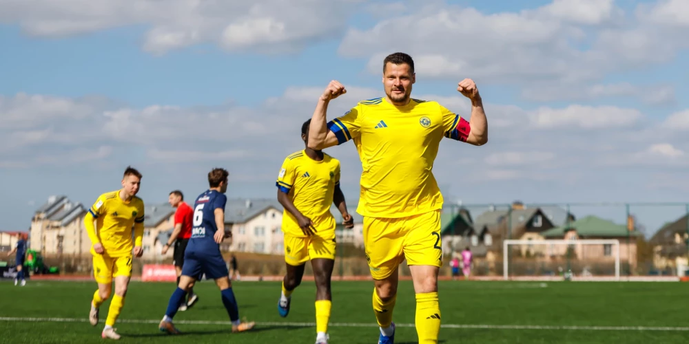 Mārcis Ošs pēc vārtu guvuma.