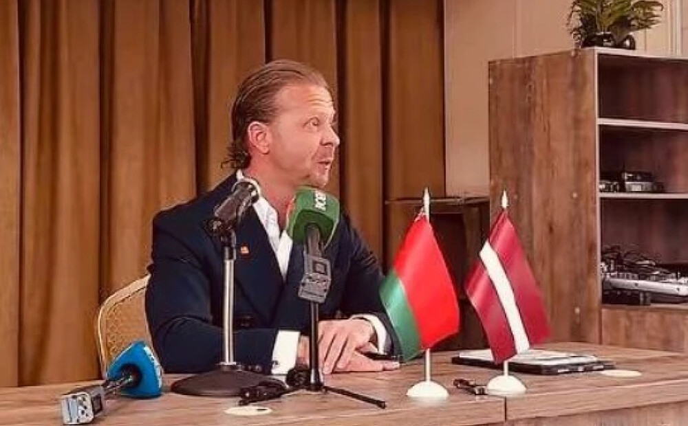 Rosļikovs Minskā runā par gaidāmajām pārmaiņām Latvijā un slavē brīnišķīgo dzīvi Baltkrievijā, kur 