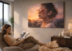 Foto kanvas interjerā – moderns sienas dekors Latvijā