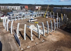 Aktīvi turpinās Tukuma sporta manēžas būvniecība