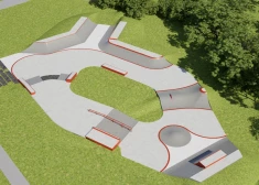 Aizputē izbūvēs modernu betona skeitparku