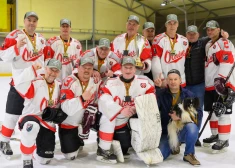 Olaines Sporta centra kauss hokejā veterānu līgas čempionātā uzvar Olaine