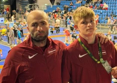 Olaines cīkstonim Dmitrijam Dalibam sudrabs prestižajās "Tallinn Open" brīvās cīņas sacensībās