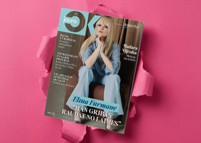 Vēl vairāk krāsu un drosmes “Jauns OK!” aprīļa numurā!