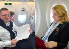 Премьер-министр Эстонии под своей фотографией в экономическом классе пишет, что экономически сильный Европейский союз важен для Эстонии. Поддержка Украины также важна. Силиня, летевшая бизнес-классом, подчеркивает, что будет представлять интересы Латвии в Брюсселе и решать, как снизить цены на энергоносители.