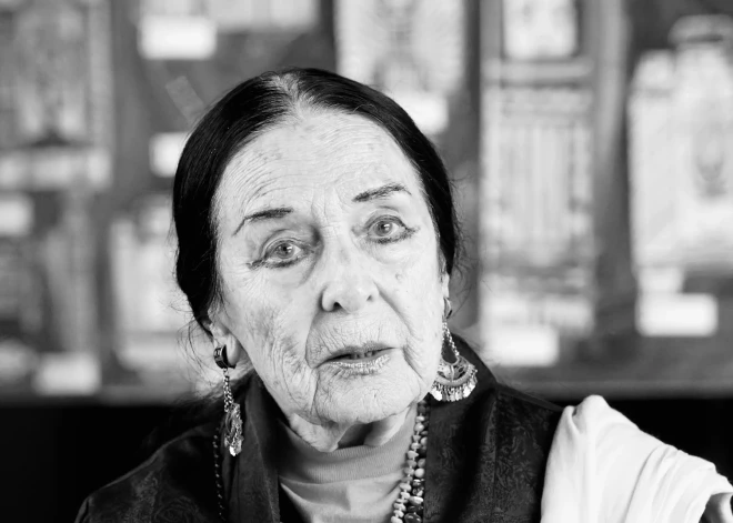 103 gadu vecumā mūžībā devusies leģendārā dejotāja Vija Vētra