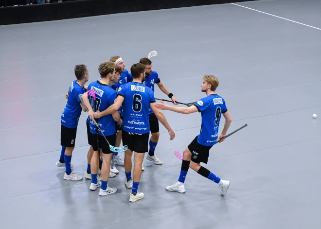 Cēsu "Lekrings" florbolisti kļūst par deviņkārtējiem Latvijas čempioniem