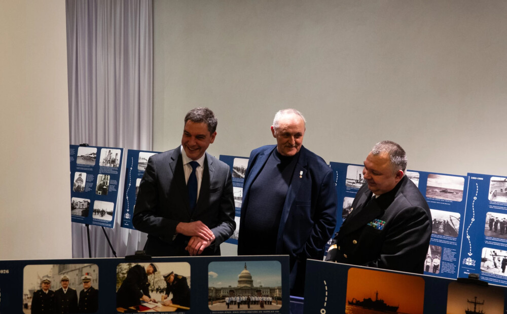 Liepājā atklāta Jūras spēku vēsturei veltīta fotoizstāde