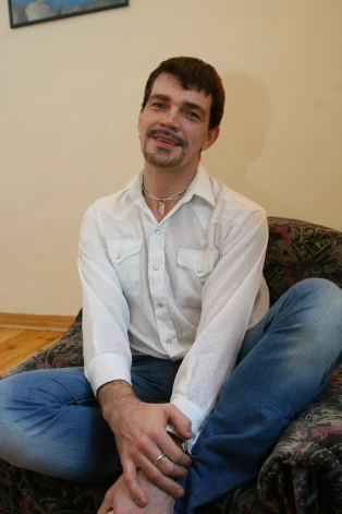 Māris Sants tālajā 2007. gadā, kad vēl dzīvoja un strādāja Latvijā.