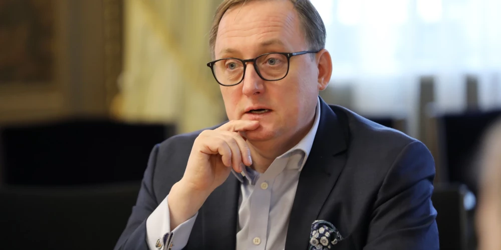 Президент Банка Латвии Мартиньш Казакс.