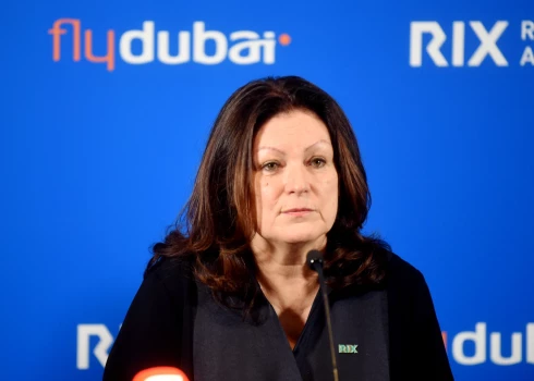 "RIX" Rīgas lidostas valdes priekšsēdētāja Laila Odiņa. 