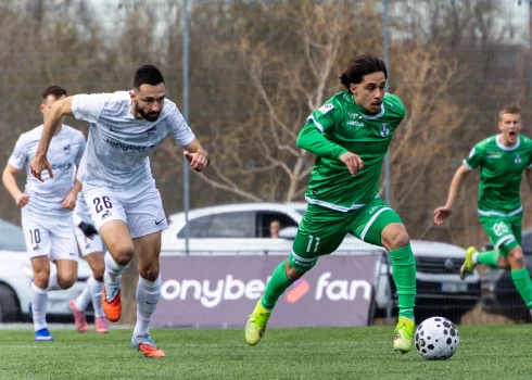 RFS futbolisti kompensācijas laikā izrauj uzvaru pār tukumniekiem. 