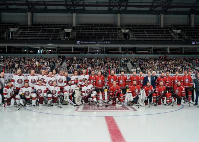 Ozoliņš, Karsums, Dārziņš, Vasiļjevs un citi: maijā notiks Latvijas hokeja leģendu spēle