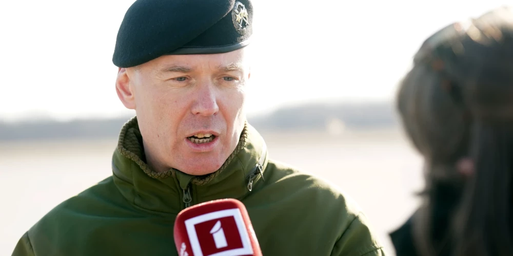 Nacionālo bruņoto spēku komandieris ģenerālmajors Kaspars Pudāns