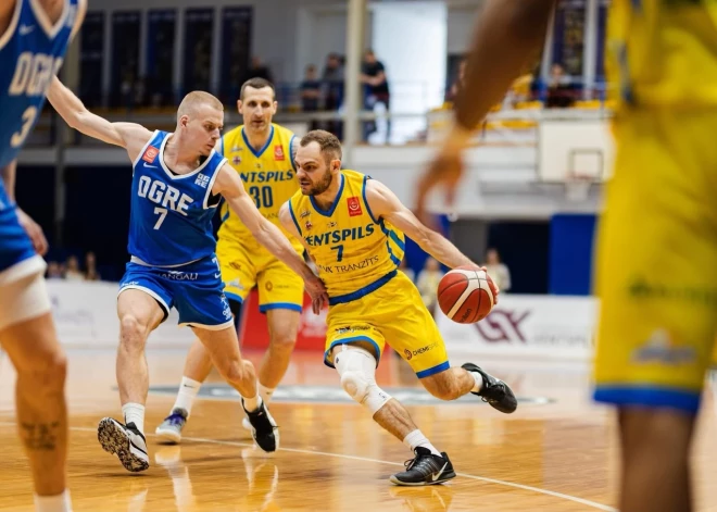 "Ventspils" LBL ceturtdaļfinālā pieveic "Ogri" - viena uzvara šķir no pusfināla ar "VEF Rīga"
